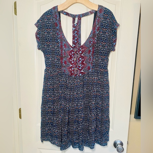 EUC Free People Relaxed Sundown Mini Babydoll Dress Mini Dress - Picture 9 of 17